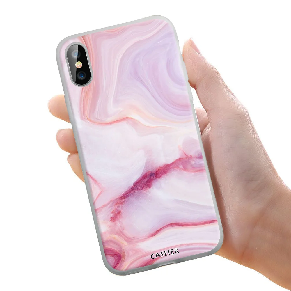 Матовый чехол caseier для IPhone X XR XS MAX 7 8 6 6s Phone Чехол для iPhone 10 6 6s 7 8 Plus XR задняя крышка Capinha Funda Bag чехол на айфон 6 s 7 8 X чехол на айфон XR XS MAX чехол на айфон 7 8 Plus - Цвет: 06