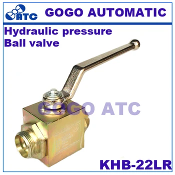 

High quality hydraulic pressure ball valve KHB-22LR M30*2 male thread carbon steel high pressure ball valve