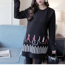 Breastfeeding Cotton Tee Breast Feeding Clothes Side Slit T Shirt 2016 Maternity Long Sleeve Nursing Clothing Top E584