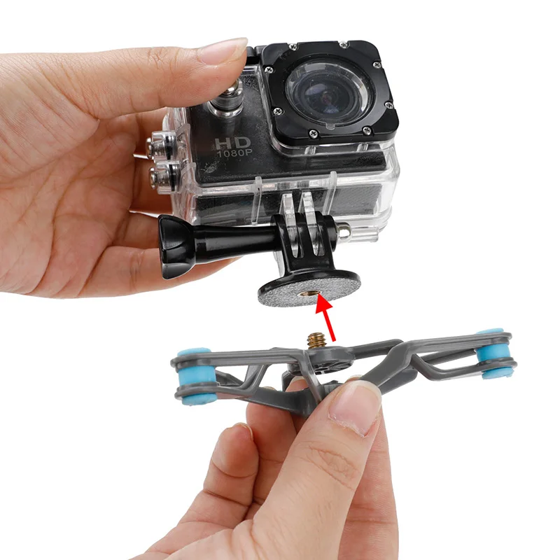 Bike Bicycle Bracket Damping Shock Absorber  Mount Fixed Clip for gopro hero 7 6 5 4 3 action camera Accessories 1 (21)