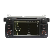 7″ HD Capacitive Touch Screen Car DVD Player GPS Navigation for BMW E46 M3 GPS Bluetooth Radio RDS USB IPOD with Original BMW UI
