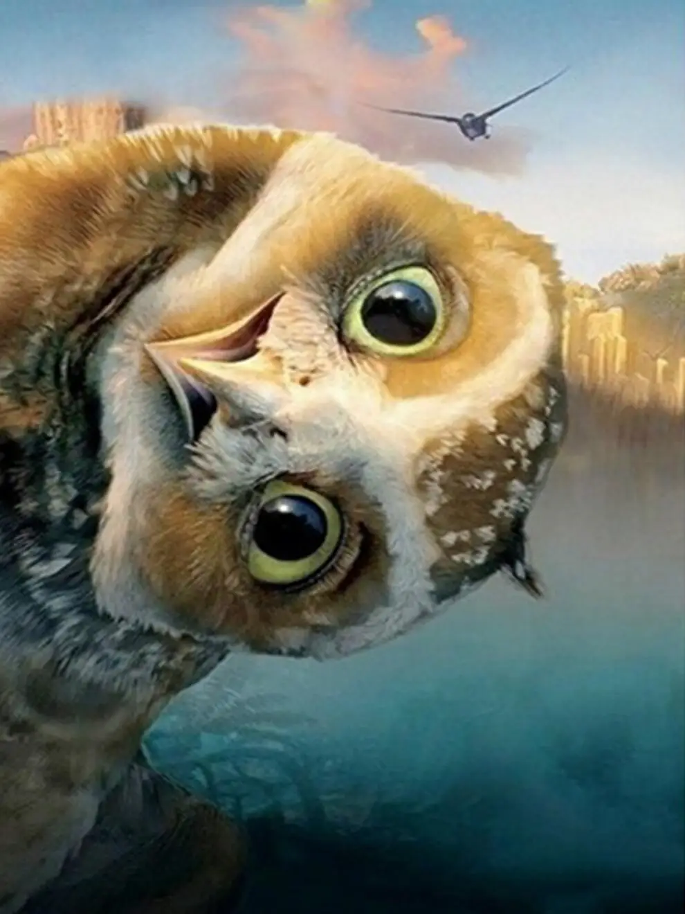 Новинка алмазная 5D картина сделай сам милая сова крест круглые стразы картины