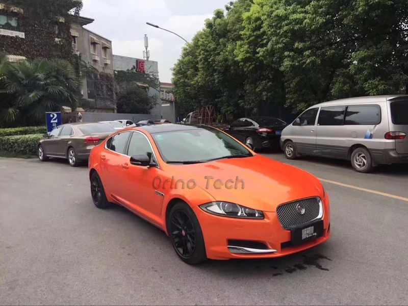 Glossy Magic Orange Vinyl Film-4