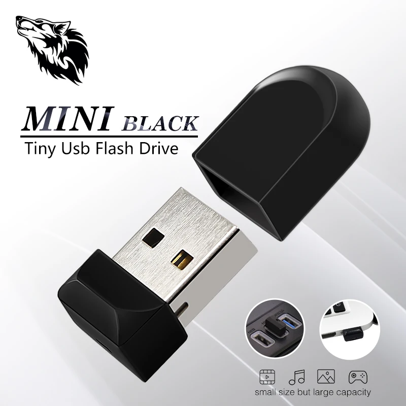 Горячая мини USB флэш-накопитель Флешка волка ручка привод u-диск карта памяти Usb флешка маленький подарок 4 ГБ 8 ГБ 16 ГБ 32 ГБ 64 ГБ