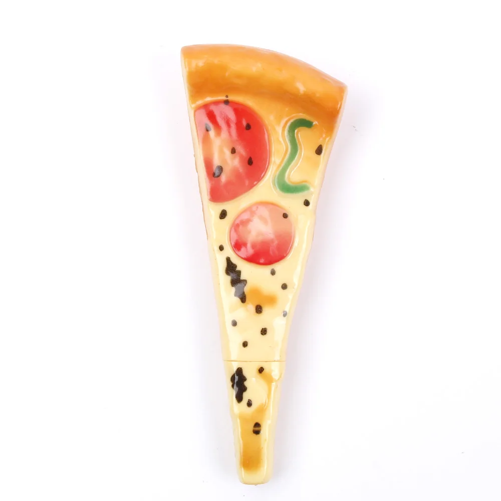 Забавный Пицца в шаре ручка Творческий имитационный хлеб шариковые ручки канцелярские материал для магнитов на холодильник для офиса письменные принадлежности расходные материалы - Цвет: Pizza