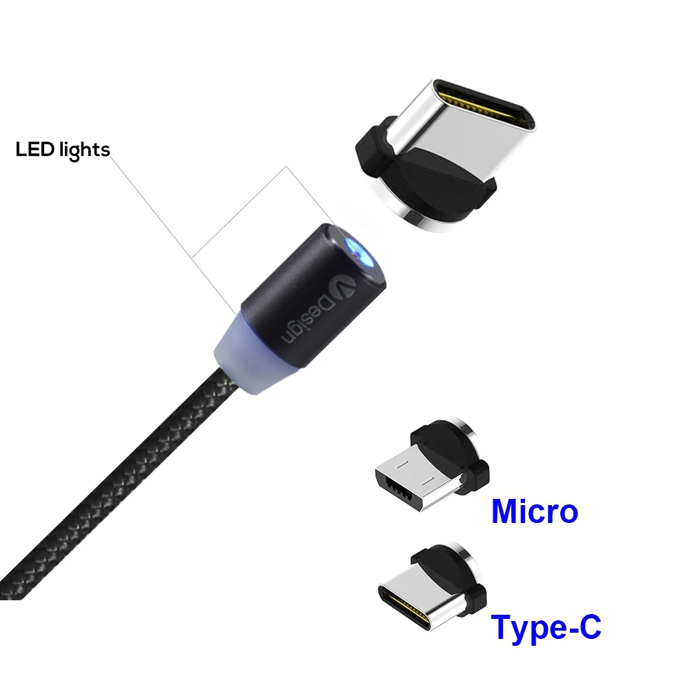Fashion LED USB Cable USB Type C Cable & Micro USB