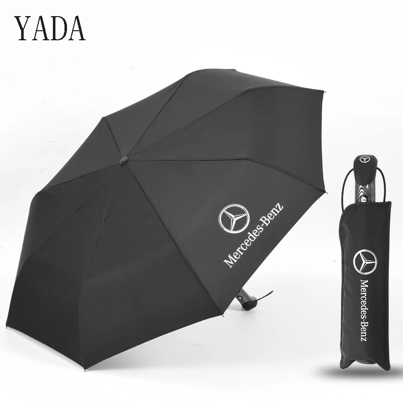 

YADA New Mercedes-Benz Automatic Umbrella Rain Women uv High Quality Umbrella Car For Men Windproof Folding Umbrellas Male YS317