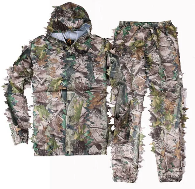 

JUNGLEMAN Outdoor camouflage Jackets pants sets 3D Realtree AP Camo Hunting Photographing Bird-watching Paintball Ghillie Suits
