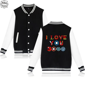 

Frdun Tommy I Love You 3000 Baseball Jacket Hip Hop Popular Casual Basic High Quality High Street Long Sleeve Baseball Jacket