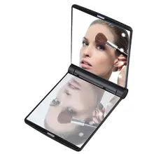 Новое поступление 1 шт. компактное мини карманное зеркало с 8 светодиодный подсветкой портативное складное компактное зеркало для макияжа