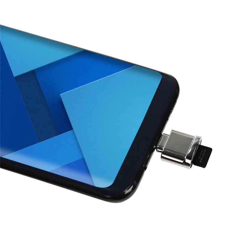 USB 3,1 Тип C Card Reader мини-считыватель карт Micro SD памяти TF считыватель карт OTG адаптер