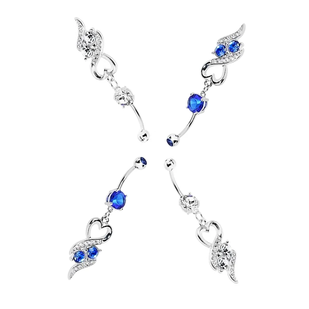 Ladies Piercing Jewelry Surgical Steel Beauty Navel Button Bar Ring