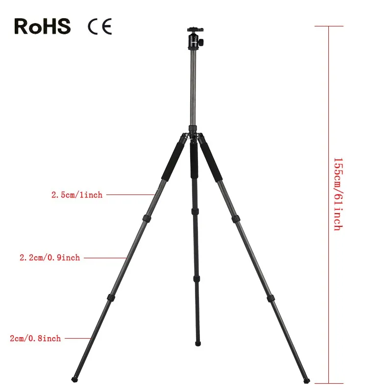 

New Tripod To Monopod For Canon Nikon Sony DSLR Camera+2016 New Upgrade Professional Photography Portable carbon fiber Ball Head