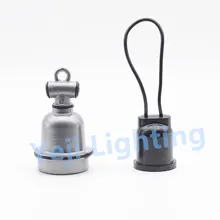 E27 взрывозащищенный керамический держатель для лампы бакелитовый пластиковый водонепроницаемый держатель для лампы E27 Цоколь для светодиодного наружного освещения DIY