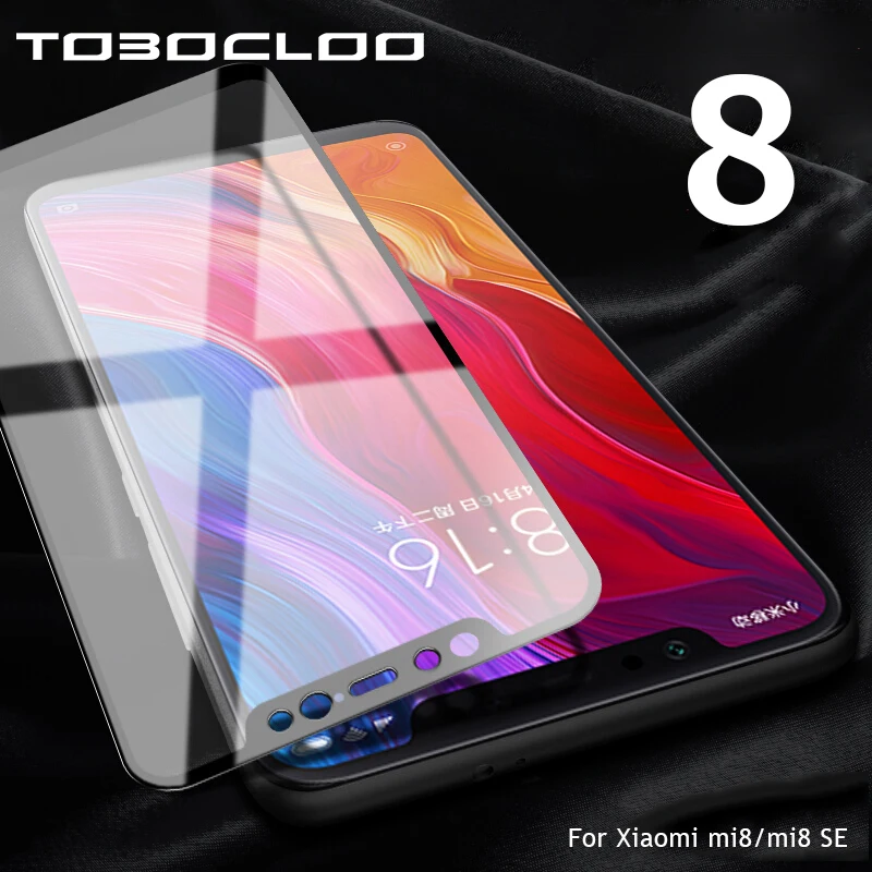 TOBOCLOO Экран протектор дляxiaomi Mi8 Mi8SE M8 8SE Mi 8 XM8 Смарт из закаленного стекла для защиты