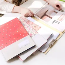 1 шт. Премиум корейской творческой канцелярские замечательный цветок двойные папки A4 папку