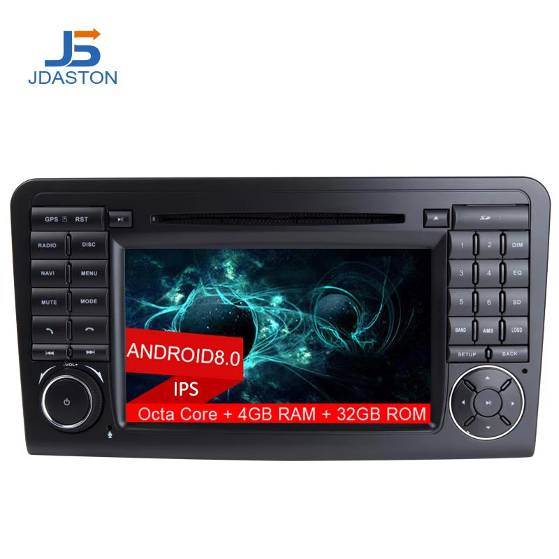 

JDASTON Android 8.0 2 Din 7 Inch Car DVD Player For Mercedes Benz ML W164 ML350 ML500 GL X164 GL320 4G+32G Radio GPS navigation