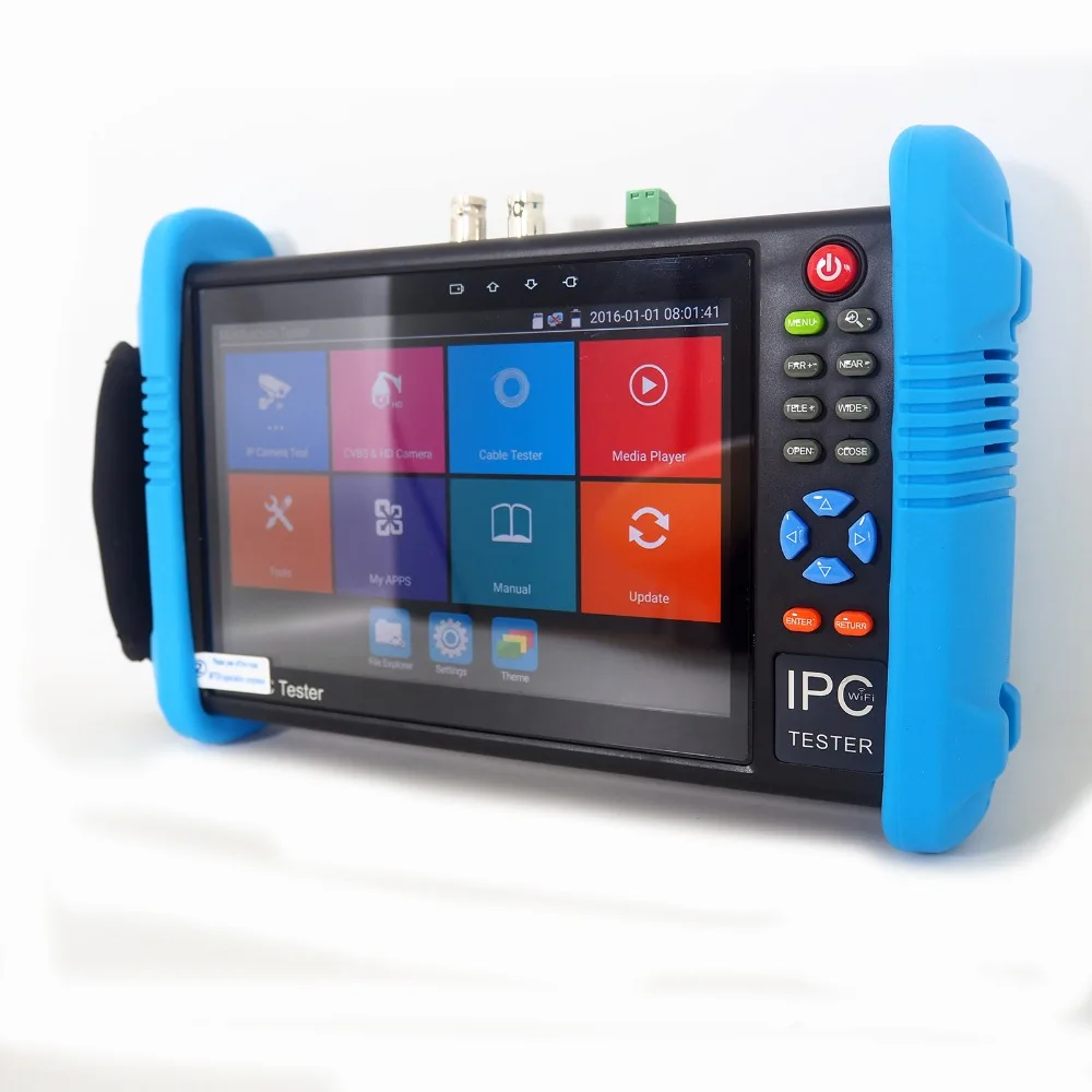 Тестер IP камеры 9800 Plus 7 дюймов H.265 4K 8 Мп TVI CVI AHD SDI CVBS|Монитор и дисплей для CCTV| |