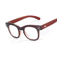 New Fashion Oval Wood Glasses Unisex