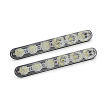 High Bright 6LED DRL Car Styling External Lights High/Low Beam Aluminum Warning Driving Fog Lamp Auto LED Daytime Running Light jgrt car styling led fog lamp 2013 2017 for subaru xv led drl daytime running light high low beam automobile accessories