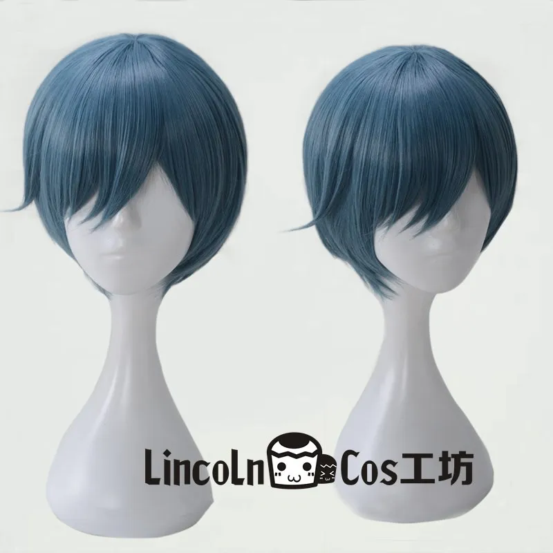 

Anime Kuroshitsuji Book of the Atlantic Phantomhive Ciel Short Wig Cosplay Black Butler Costume Anime Wigs + Wig Cap