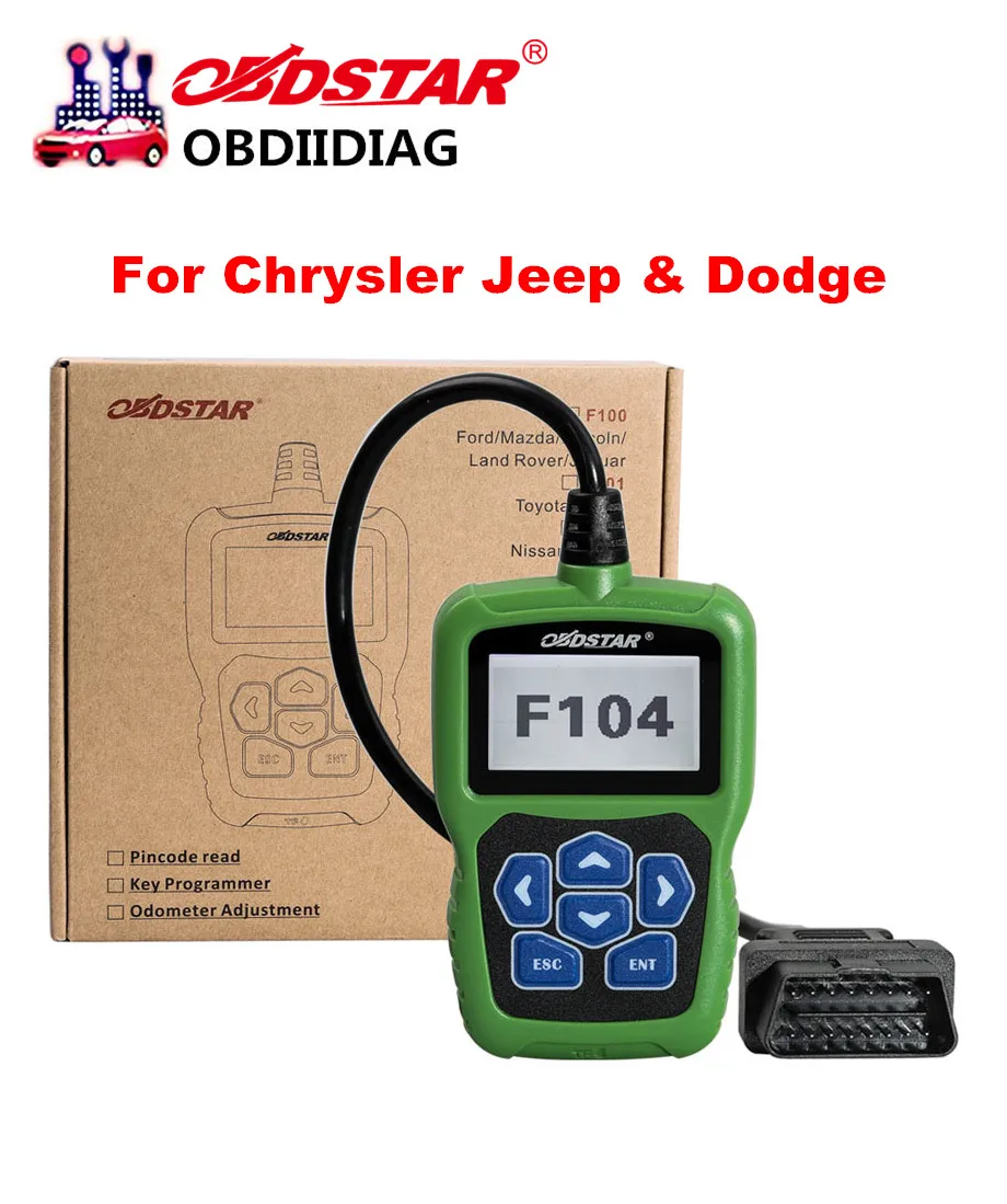 

Promotion OBDSTAR F104 Key Programmer for Chrysler/Jeep/Dodge with Odometer and Pin Code Reader Function Support New Models