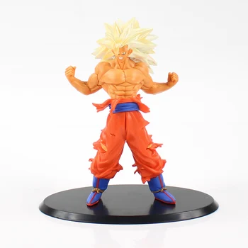 

17cm Dragon Ball Z Super Saiyan Son Goku Kakarotto black base action PVC Figure model Toy collection for gift