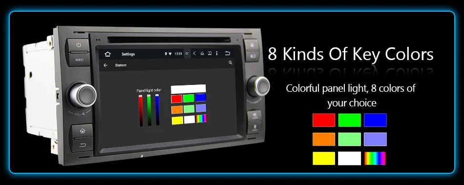 Best Eunavi 2 Din Android 9.0 Octa 8 Core Car DVD Player GPS Navigation WIFI 4G for FORD S-Max Kuga Fusion Transit Fiesta Focus II 26