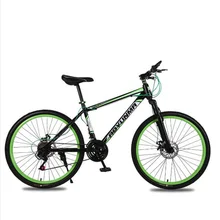 Горный велосипед дискового типа студенческий Взрослый мужской двойной тормоз 26 дюймов 27 скоростей алюминиевый сплав велосипед