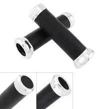 2 шт. 22 мм Универсальный алюминиевый+ резиновый Ретро мотоциклетный руль для мотоцикла