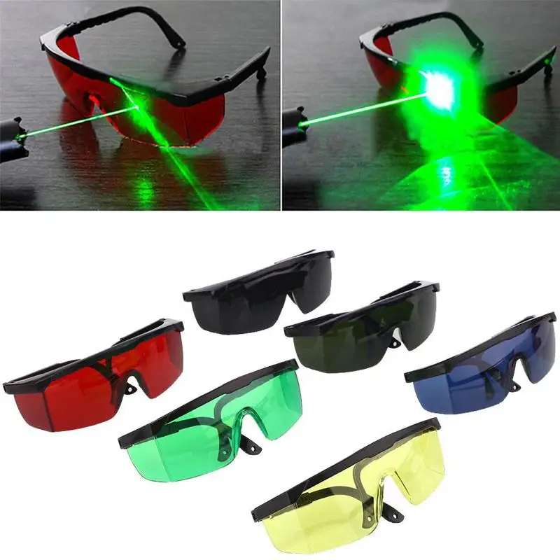 

Giantree Red Blue Laser E-light Safety Protective Eyeglass Goggles Laser Protective Eyewear Removal Security-Dark Green