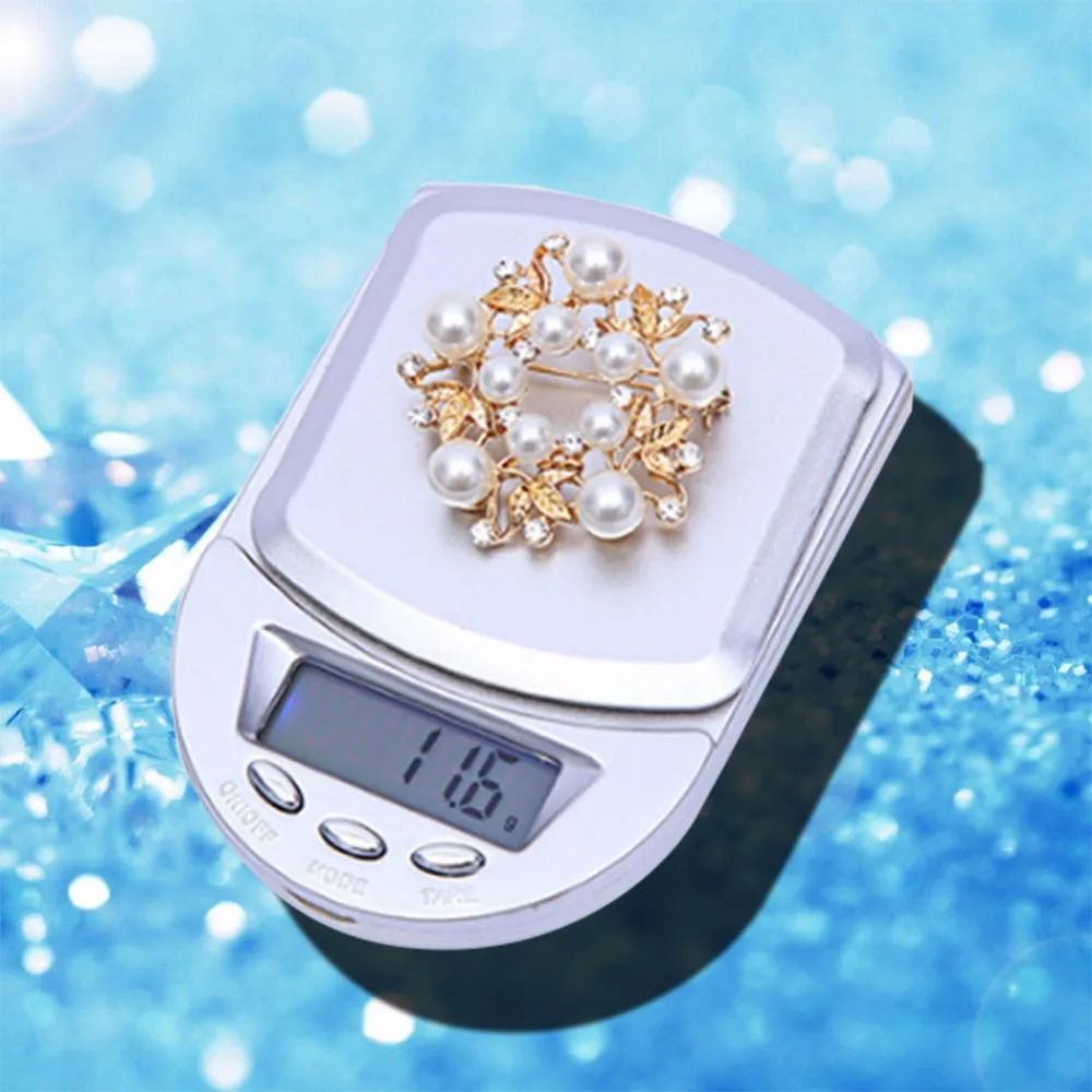 Jewelry Electronic Scale 500g x 0.1g Protable LED Digital Precision