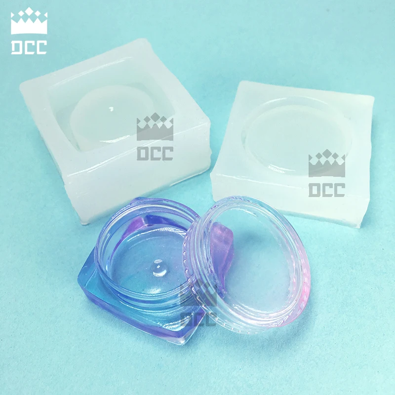 

1 Set Mini Size Square box liquid silicone mold DIY resin jewelry mold for epoxy resin uv resin mold