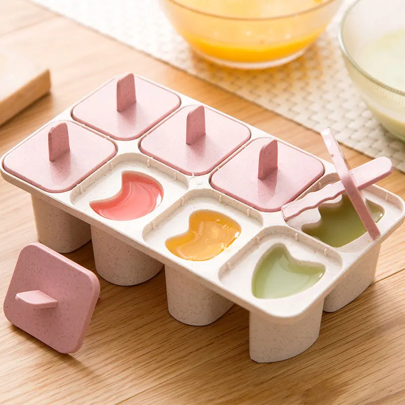 

DIY Ice Lolly Molds Cute Popsicle Molds Yogurt Ice Box Fridge Frozen Ice Cream Tools 6 Bear Mold