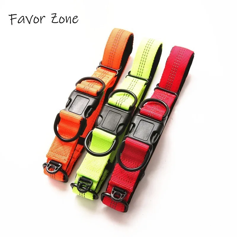 

New Night Reflective Dog Collar Nylon Soft Adjustable Collar For Dogs Puppy Perro Pitbull Bulldog Beagle Neck Strap Pet Products