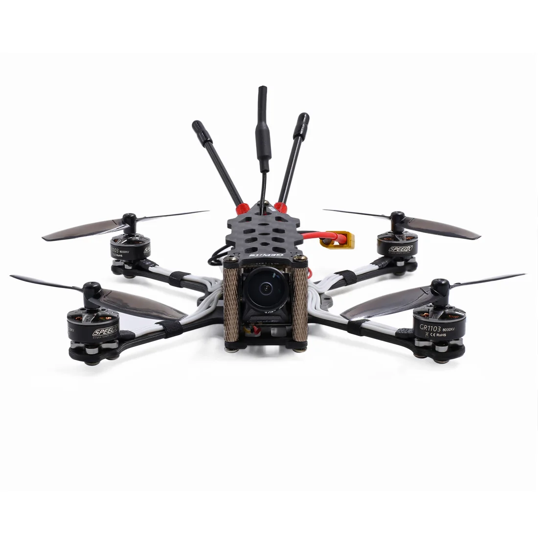 GEPRC PHANTOM зубочистка 125 мм 2~ 3S микро Дрон Фристайл Квадрокоптер с Frsky XM+ RX GEP-12A-F4 AIO Контроллер полета