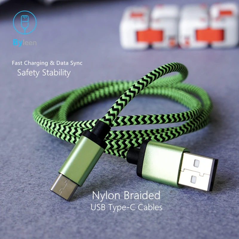 Кабели для мобильных телефонов 2 м 3 USB Тип C кабель быстрой зарядки шнур
