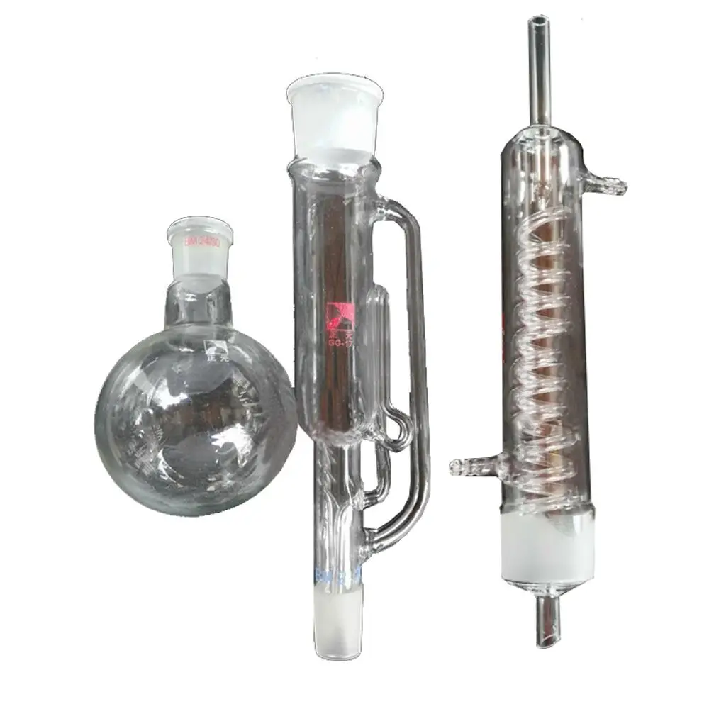 Новый лабораторный Soxhlet Extractor 250 мл бытовой дистиллятор эфирных масел с