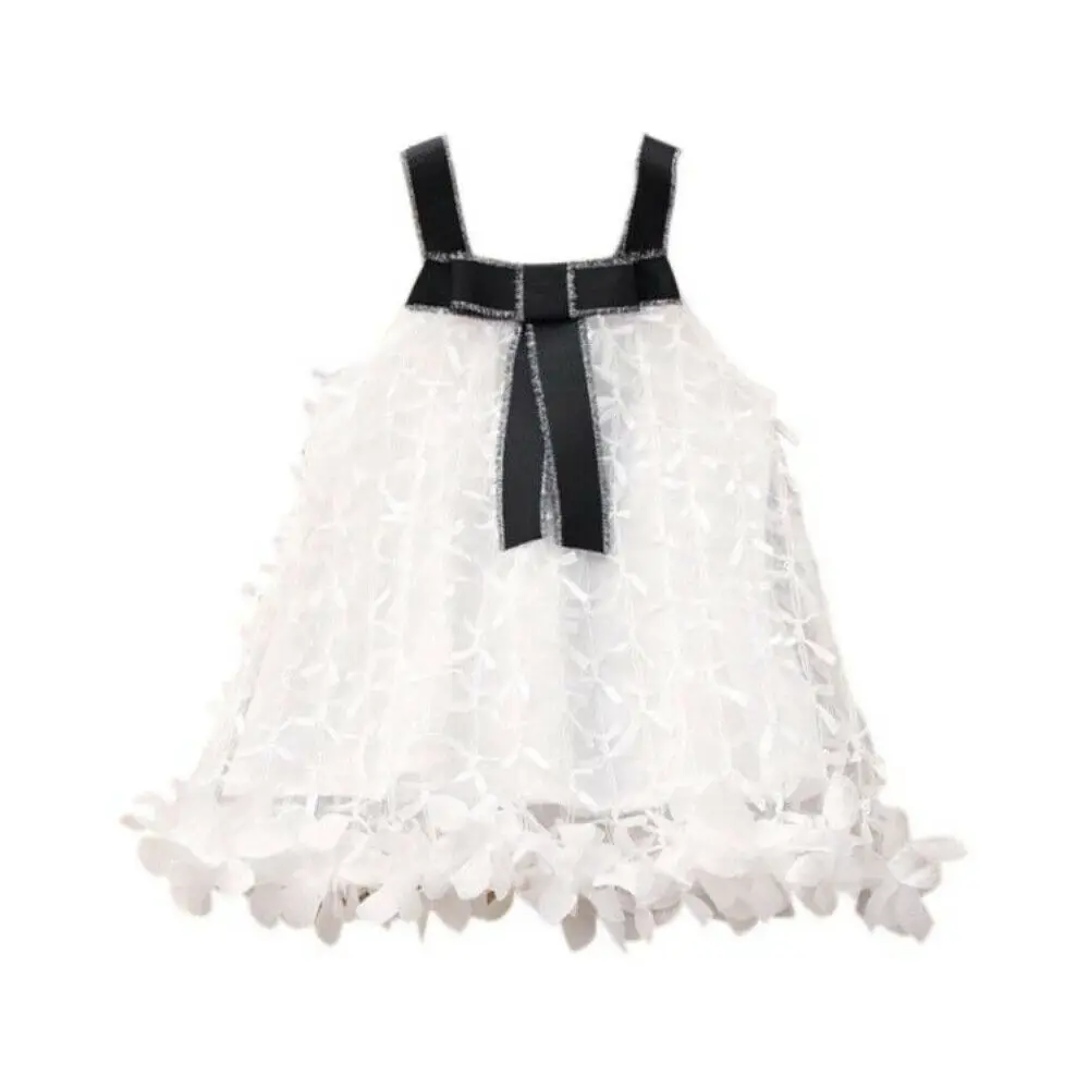 

2019 Canis Summer Baby Girl Toddler Party Tutu Dress Flower Pageant Formal Princess Dress Strap Cute 1-6Y