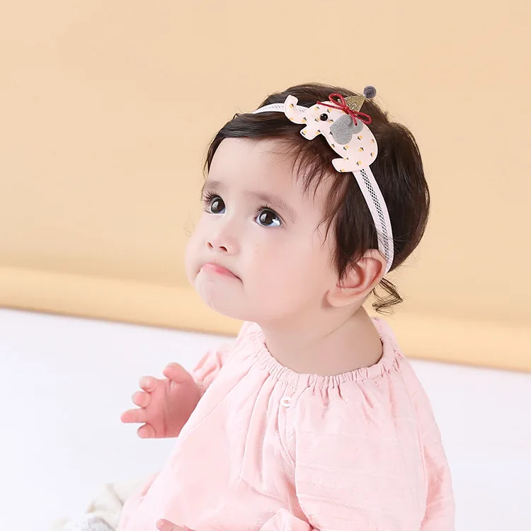 Корейский слон принцесса Детская повязка на голову хлопковые аксессуары для