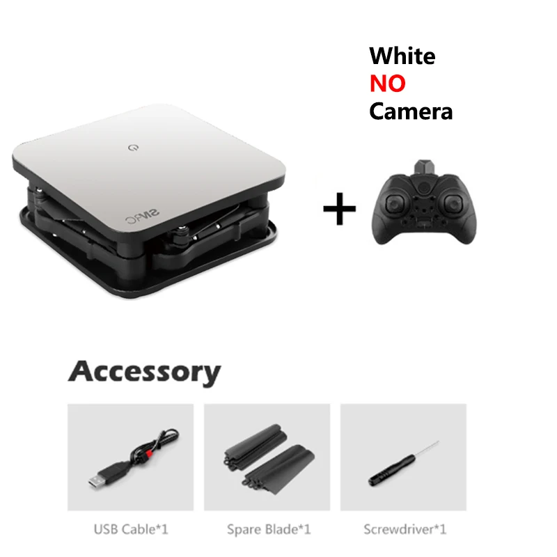 Silver no camera SMRC S1 мини Радиоуправляемый Дрон с камерой HD камера 720P 2.0MP Дрон wifi Квадрокоптер складной один ключ возврат FPV Квадрокоптер вертолет - Цвет: Silver no camera