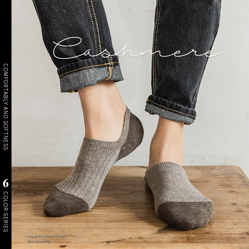 

Solid Color Sport No Show Men Socks Summer Fashion Cotton Sock 1 Pair Antibacterial