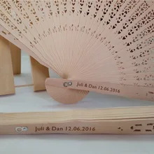 50 шт./лот индивидуальный заказ имя и Дата элегантный складной Шелковый тканевый Ручной Веер(вентилятор+ Индивидуальные