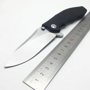 

ZZSQ 0562 Tactical Folding Knife 9CR18MOV Blade G10 Titanizing Handle Survival Camping Knives Outdoor EDC Tools Ball Bearing OEM