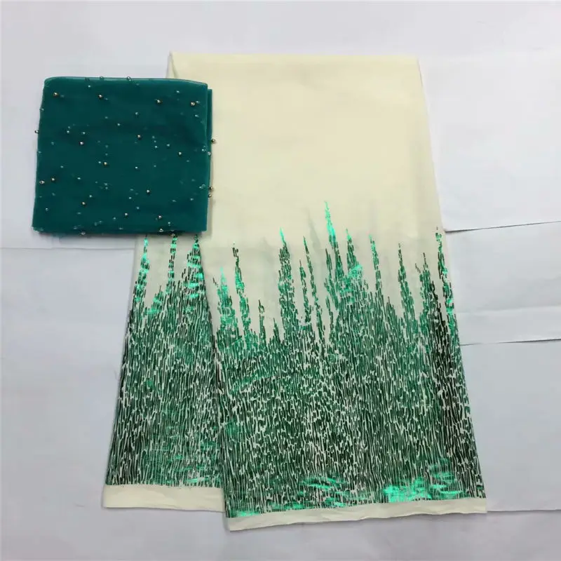 

LX!African Lace Fabric 2019 Nigerian Laces Fabric High Quality French Tulle Lace Fabric For Printed gold Women Dress ! J122716