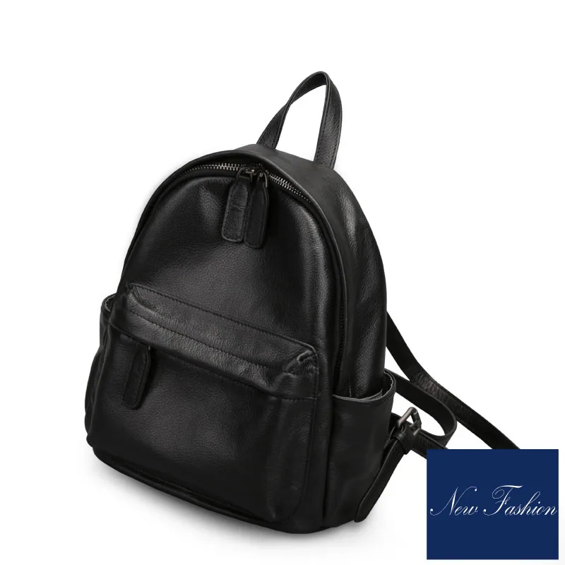 

Leisure Quality Genuine Leather High-capacity Women Backpack Casual Fashion Travel Simple Soft Calfskin Soft Women's Travel Bag