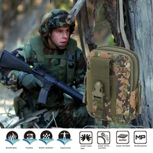 Водонепроницаемый 1000D Оксфорд Многоцелевой Охотничий Тактический EDC поясная сумка чехол для телефона для iPhone смартфон