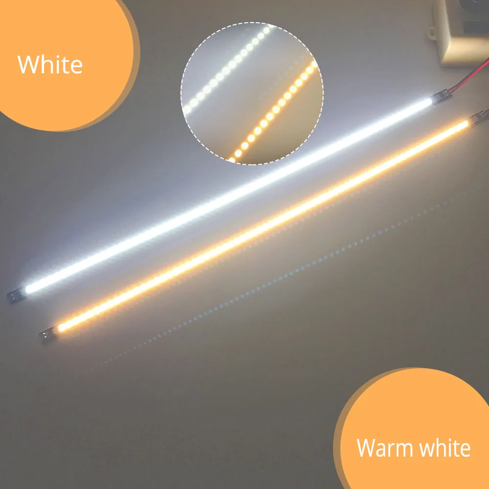 10 шт. ультратонкая Алюминиевая СВЕТОДИОДНАЯ ленсветильник 49 см SMD2835 72LED s