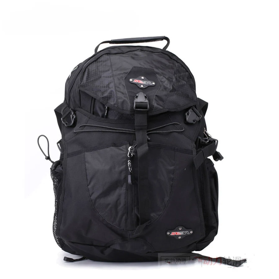 100% Original negro SEBA Patines mochila profesional patinaje en línea de Red de Hierro de Patines de buena calidad de Camping bolsa - 1