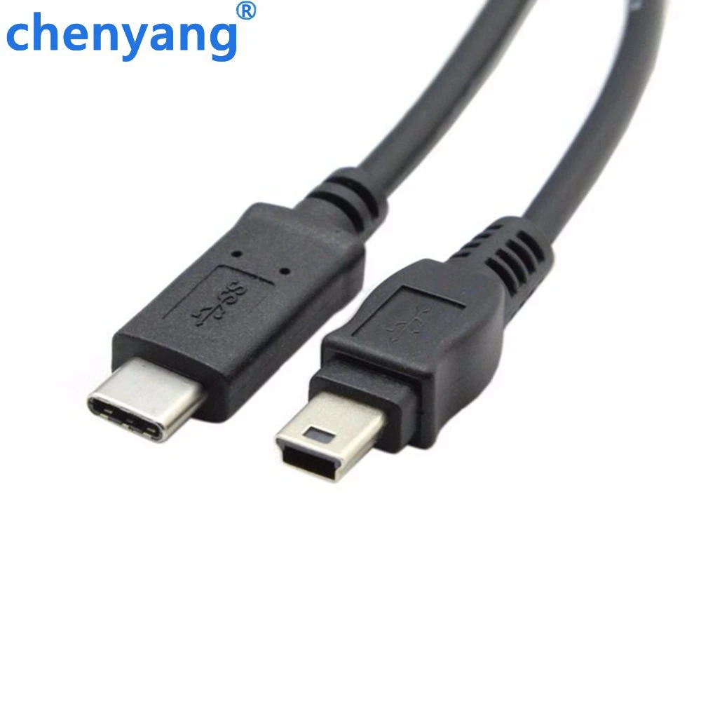 USB C 3 1 Type Male к Mini 2 0 Кабель для передачи данных Macbook|Кабели USB| |